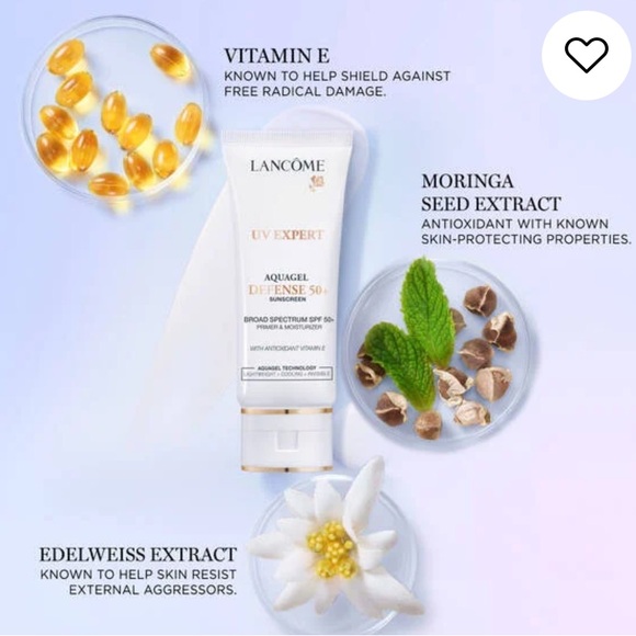 LANCOME - UV EXPERT DEFENSE SPF 50+ PRIMER & MOISTURIZER DUO - 30 ML - Picture 2 of 7